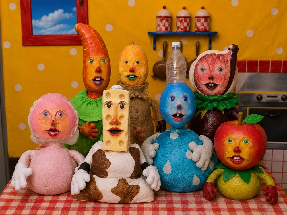 Scène du spectacle — les légumes